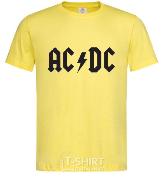 Men's T-Shirt AC/DC cornsilk фото