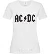 Женская футболка AC/DC Белый фото