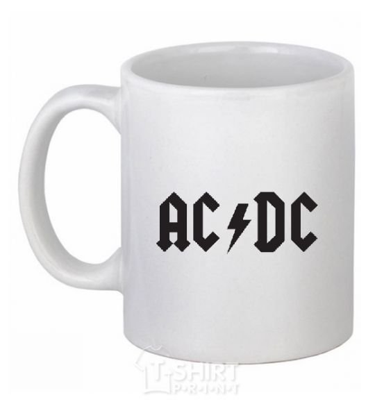 Ceramic mug AC/DC White фото