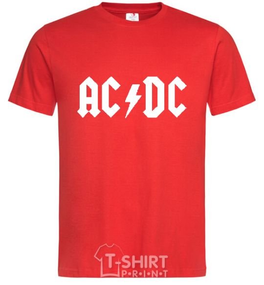 Men's T-Shirt AC/DC red фото