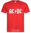 Men's T-Shirt AC/DC red фото