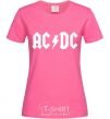 Женская футболка AC/DC Ярко-розовый фото