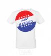 Men's T-Shirt JUST MARRIED_PEPSY White фото