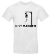 Men's T-Shirt JUST MARRIED STIFLER White фото