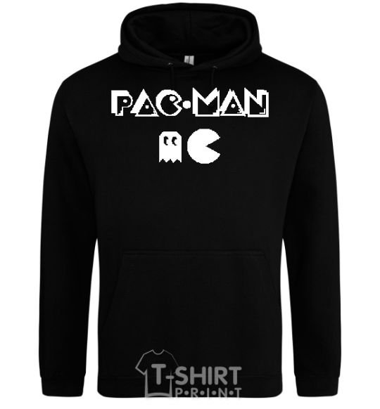 Men`s hoodie PAC MAN black фото