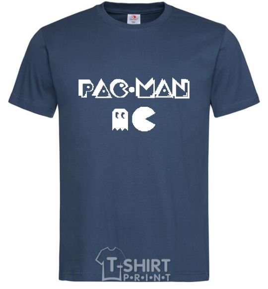 Men's T-Shirt PAC MAN navy-blue фото