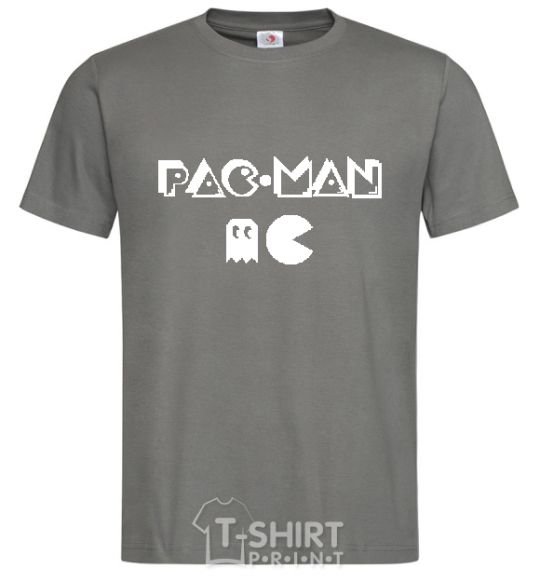 Men's T-Shirt PAC MAN dark-grey фото