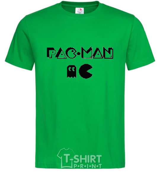Мужская футболка PAC MAN Зеленый фото