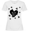 Women's T-shirt ALL I CARE ABOUT IS... White фото