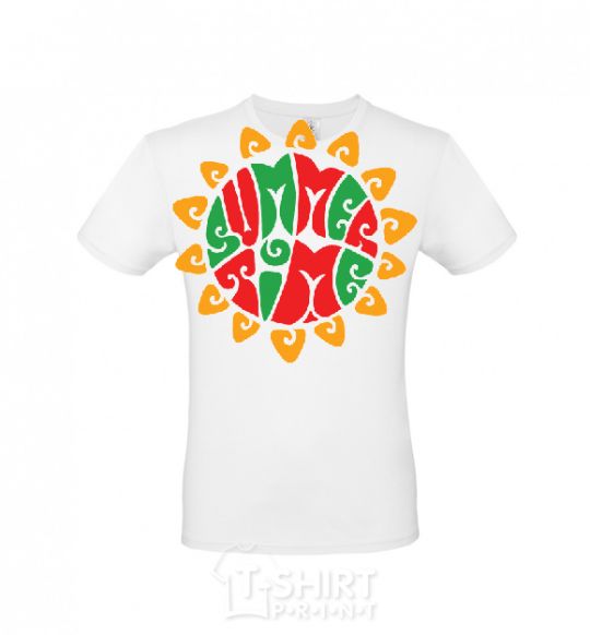 Men's T-Shirt SUMMERTIME White фото