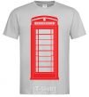 Men's T-Shirt TELEPHONE grey фото