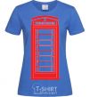 Women's T-shirt TELEPHONE royal-blue фото
