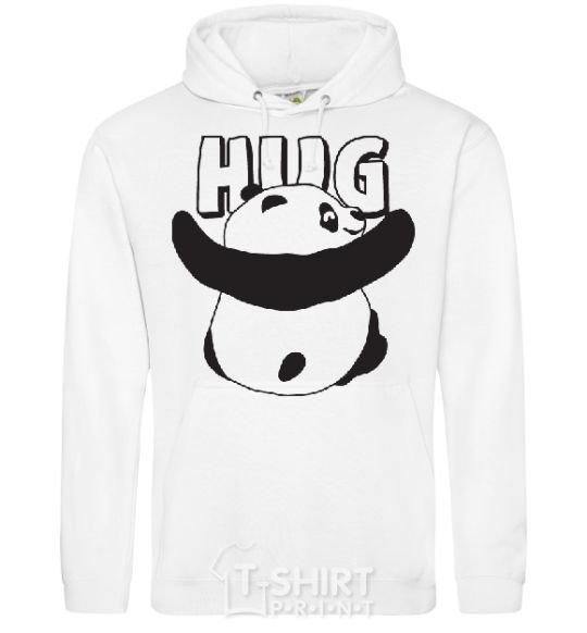 Men`s hoodie HUG White фото