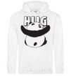 Men`s hoodie HUG White фото