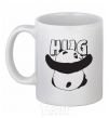 Ceramic mug HUG White фото