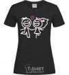 Women's T-shirt BRIDE AND GROOM black фото