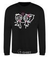 Sweatshirt BRIDE AND GROOM black фото