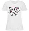 Women's T-shirt BRIDE AND GROOM White фото