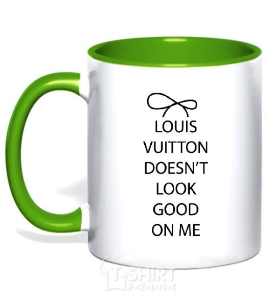 Чашка с цветной ручкой LOUIS VUITTON Зеленый фото