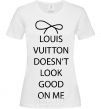 Women's T-shirt LOUIS VUITTON White фото