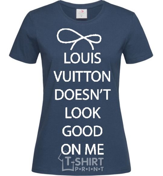 Women's T-shirt LOUIS VUITTON navy-blue фото