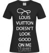 Женская футболка LOUIS VUITTON Черный фото