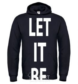 Men`s hoodie LET IT BE black фото