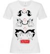 Women's T-shirt AH LOVE White фото