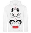 Men`s hoodie AH LOVE White фото