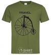 Men's T-Shirt TRAVEL. millennial-khaki фото