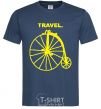 Men's T-Shirt TRAVEL. navy-blue фото