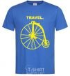 Men's T-Shirt TRAVEL. royal-blue фото