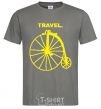 Men's T-Shirt TRAVEL. dark-grey фото