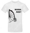 Men's T-Shirt WANNA RIDE White фото