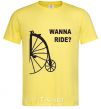 Men's T-Shirt WANNA RIDE cornsilk фото