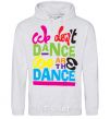 Men`s hoodie WE DON'T DANCE... sport-grey фото