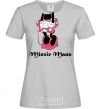 Women's T-shirt MINNIE MAUS grey фото