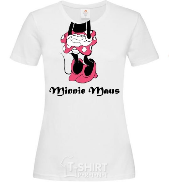 Women's T-shirt MINNIE MAUS White фото