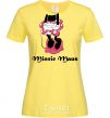 Women's T-shirt MINNIE MAUS cornsilk фото