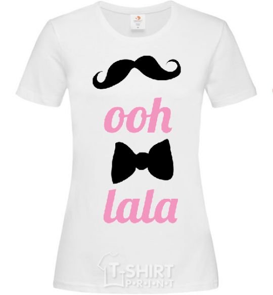 Women's T-shirt OOH LALA White фото