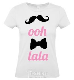 Women's T-shirt OOH LALA White фото