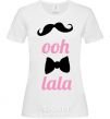 Women's T-shirt OOH LALA White фото