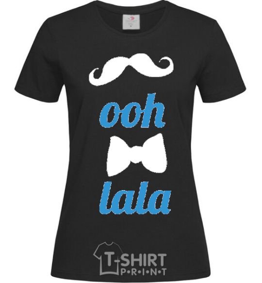 Женская футболка OOH LALA Черный фото