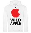 Men`s hoodie WILD APPLE White фото