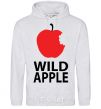 Men`s hoodie WILD APPLE sport-grey фото