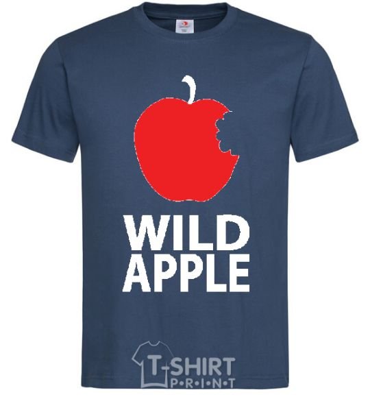 Men's T-Shirt WILD APPLE navy-blue фото