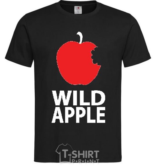 Мужская футболка WILD APPLE Черный фото