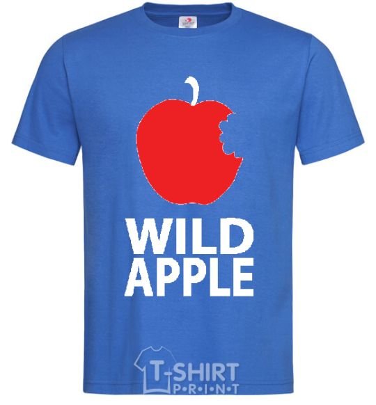 Мужская футболка WILD APPLE Ярко-синий фото