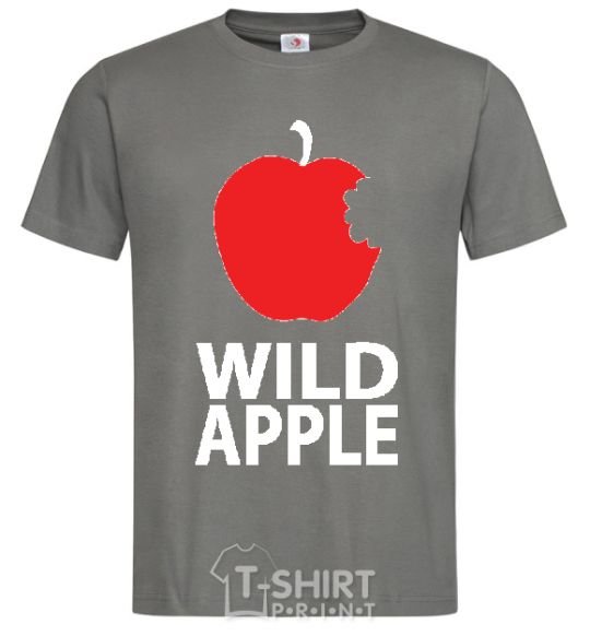 Men's T-Shirt WILD APPLE dark-grey фото