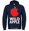 Men`s hoodie WILD APPLE navy-blue фото